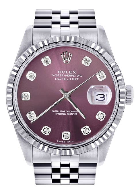 purple dial rolex